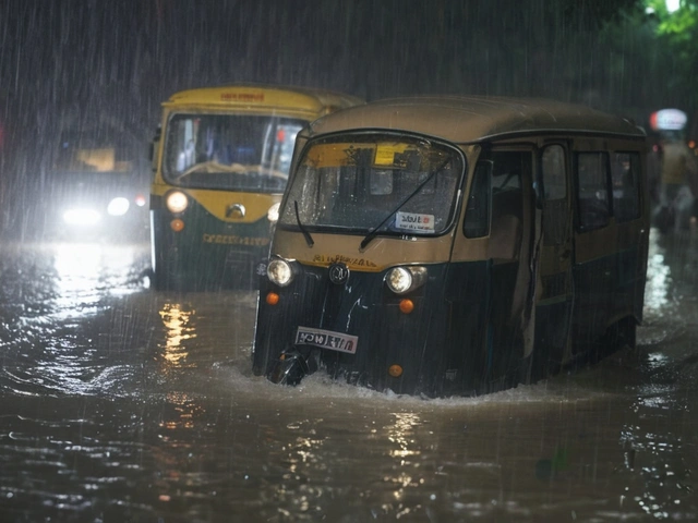 दिल्ली-NCR में भारी बारिश: सड़कें जलमग्न, यातायात बाधित - रेड अलर्ट जारी