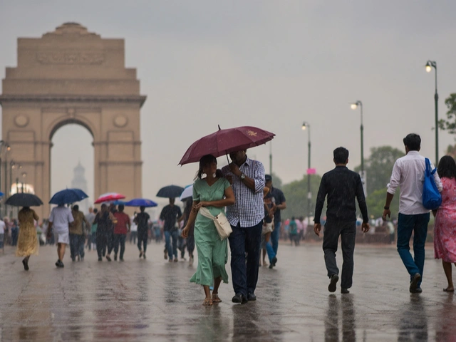 दिल्ली में जुलाई 2025 में सबसे ज्यादा बारिश वाले दिनों की बारिश लेकिन सामान्य से कम पानी