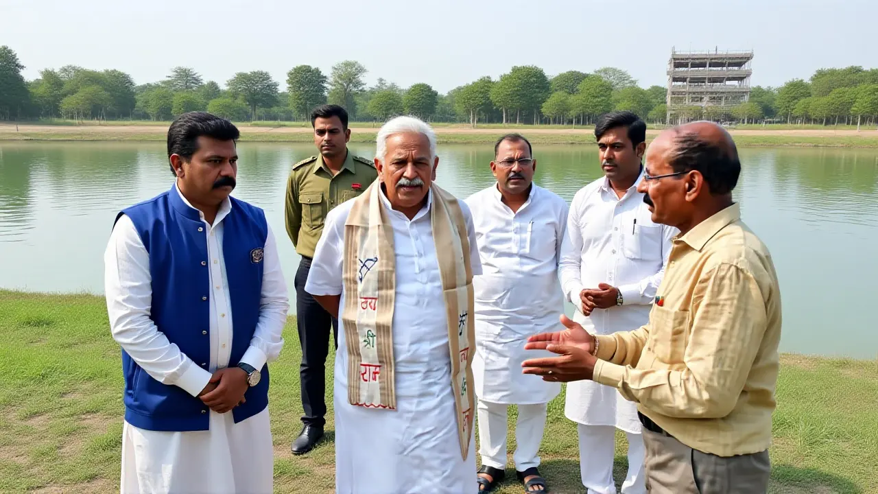 अयोध्या में मत्स्य और बत्तख पालन का निरीक्षण, सूर्य प्रताप शाही ने दी एकीकृत खेती की सलाह